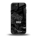 mono waves back phone cover | glass case for iphone 15