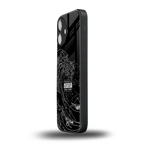 mono waves back phone cover | glass case for iphone 16