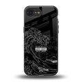 mono waves back phone cover | glass case for iphone 16e