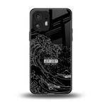 mono waves back phone cover | glass case for nothing phone 2