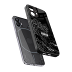mono waves back phone cover | glass case for nothing phone 2
