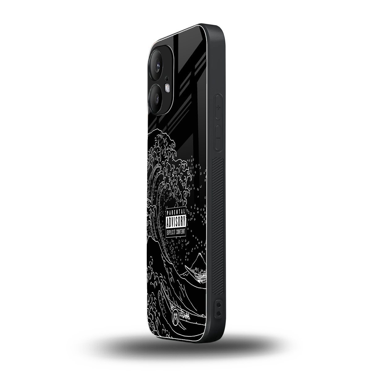 mono waves back phone cover | glass case for nothing phone 2