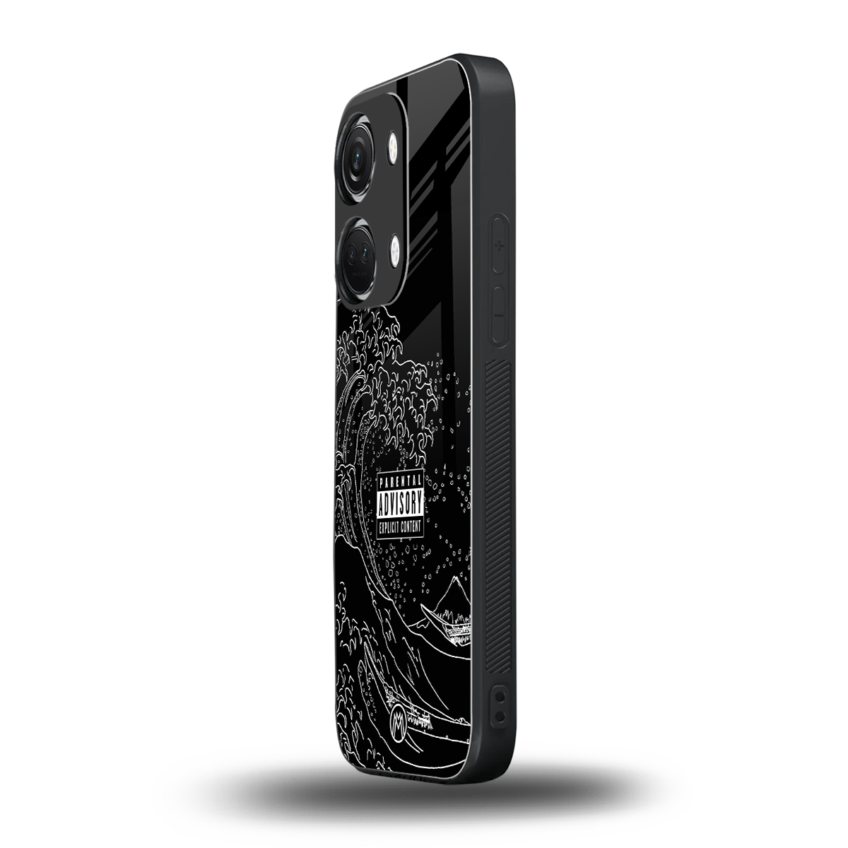mono waves back phone cover | glass case for oneplus nord 3