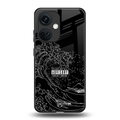 mono waves back phone cover | glass case for oneplus nord ce 3