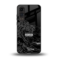 mono waves back phone cover | glass case for oneplus nord ce 4 lite