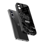 mono waves back phone cover | glass case for oneplus nord ce 4 lite