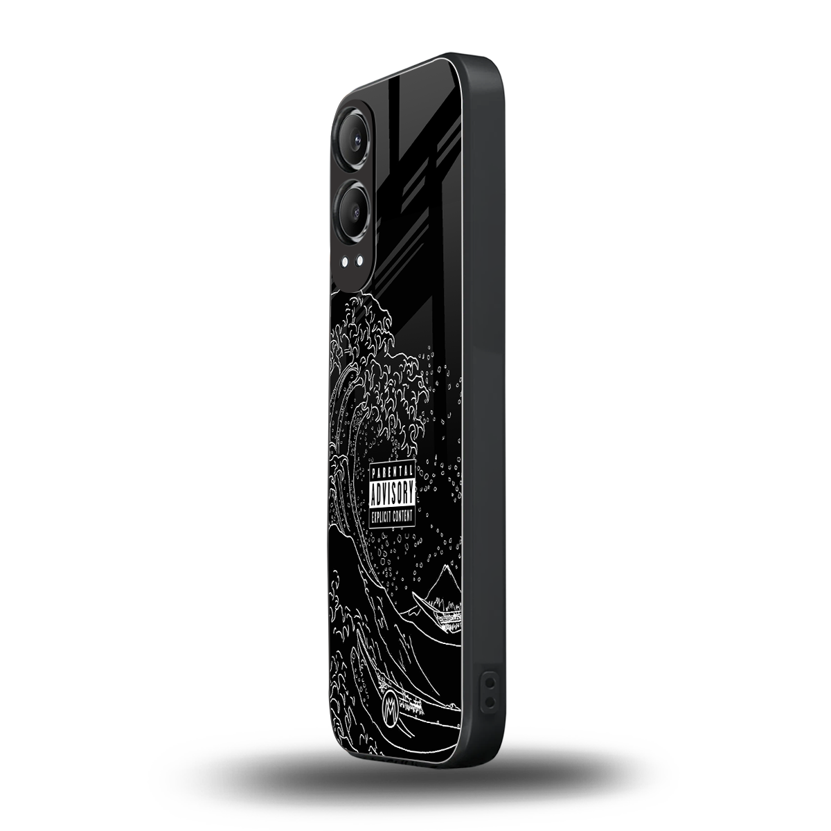 mono waves back phone cover | glass case for oneplus nord ce 4 lite