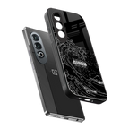 mono waves back phone cover | glass case for oneplus nord ce 4