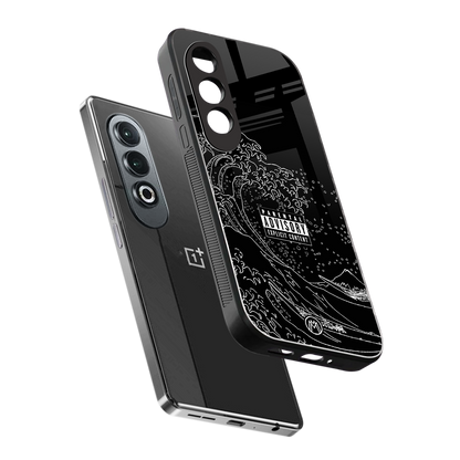 mono waves back phone cover | glass case for oneplus nord ce 4