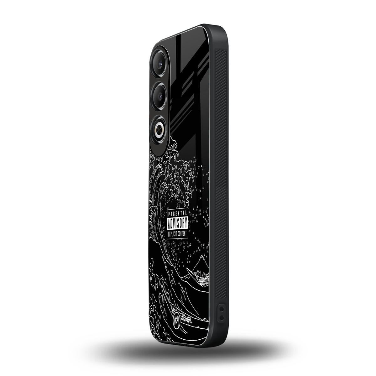mono waves back phone cover | glass case for oneplus nord ce 4