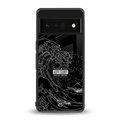 mono waves back phone cover | glass case for google pixel 6 pro