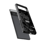 mono waves back phone cover | glass case for google pixel 6 pro