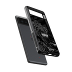 mono waves back phone cover | glass case for google pixel 6