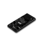 mono waves back phone cover | glass case for google pixel 6