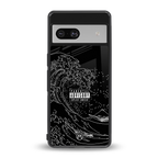 mono waves back phone cover | glass case for Google Pixel 7