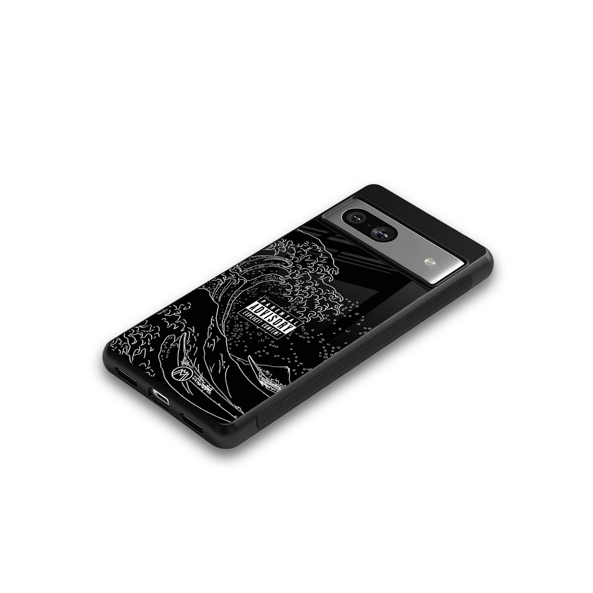mono waves back phone cover | glass case for Google Pixel 7