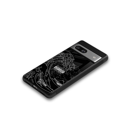 mono waves back phone cover | glass case for Google Pixel 7A