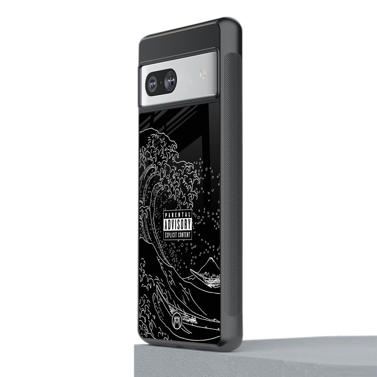mono waves back phone cover | glass case for Google Pixel 7