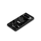 mono waves back phone cover | glass case for google pixel 8 pro
