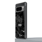 mono waves back phone cover | glass case for google pixel 8 pro
