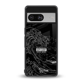 mono waves back phone cover | glass case for Google Pixel 8