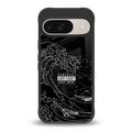 mono waves back phone cover | glass case for google pixel 9