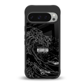 mono waves back phone cover | glass case for google pixel 9 pro xl