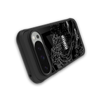mono waves back phone cover | glass case for google pixel 9 pro