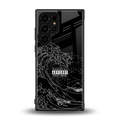 mono waves back phone cover | glass case for samsung galaxy s23 ultra
