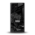 mono waves back phone cover | glass case for samsung galaxy s25 ultra
