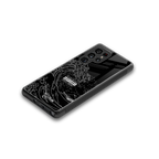 mono waves back phone cover | glass case for samsung galaxy s25 ultra
