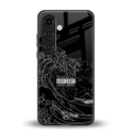 mono waves back phone cover | glass case for samsung galaxy s25 plus