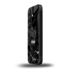 mono waves back phone cover | glass case for samsung galaxy s25 plus