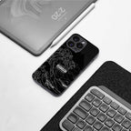 mono waves back phone cover | glass case for nothing phone 2