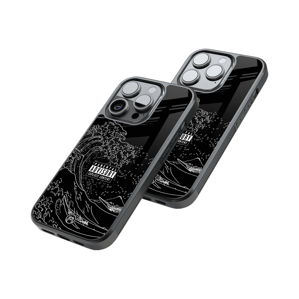 Protective Glass Back Phone Case Compatible with iPhone, Samsung, OnePlus, Pixel & More