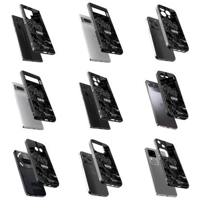 Durable Glass Back Mobile Case for iPhone, Samsung, OnePlus, Google Pixel, Redmi, Vivo, Oppo