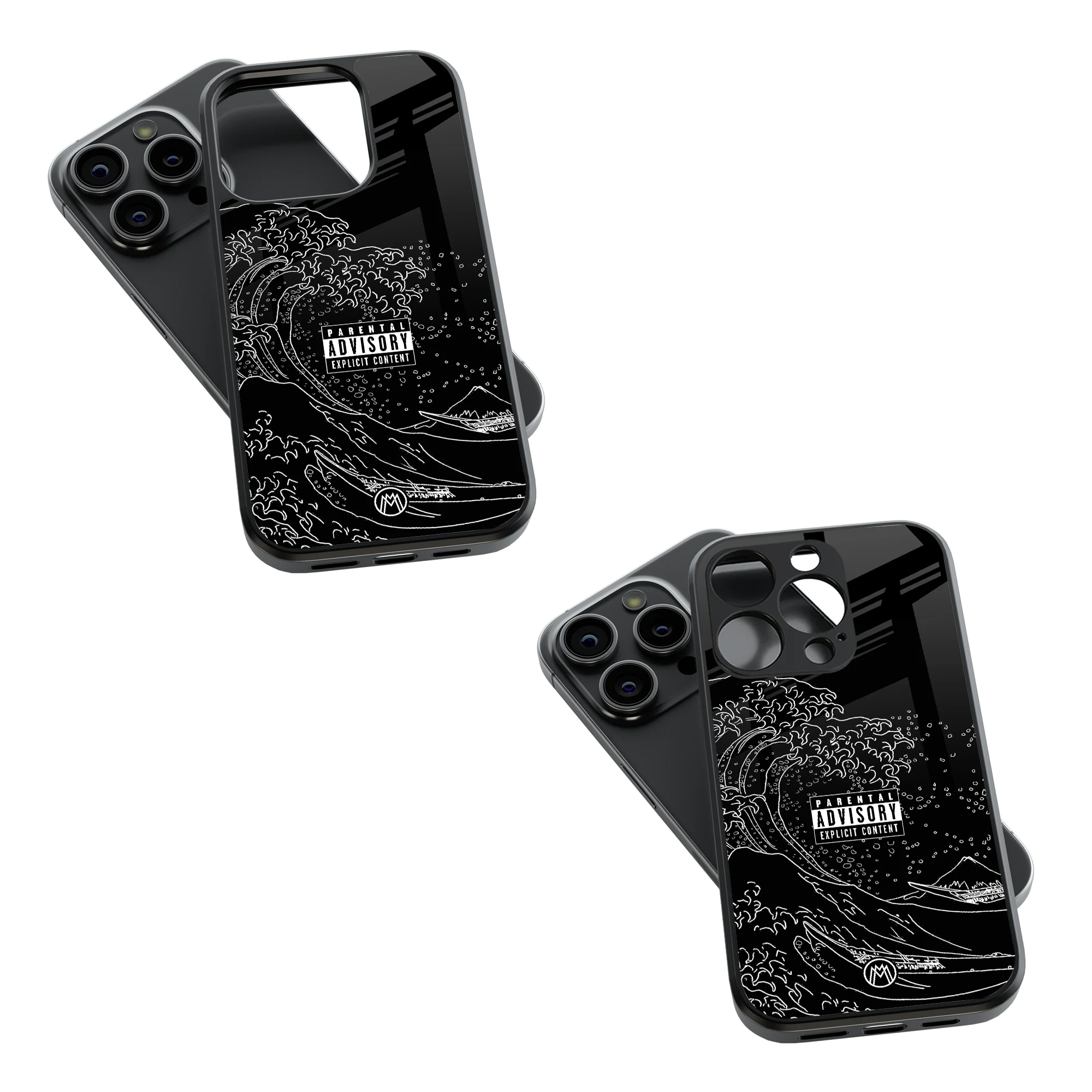 Trendy Glass Back Mobile Case for iPhone, Samsung, Redmi, OnePlus, Google Pixel, Motorola