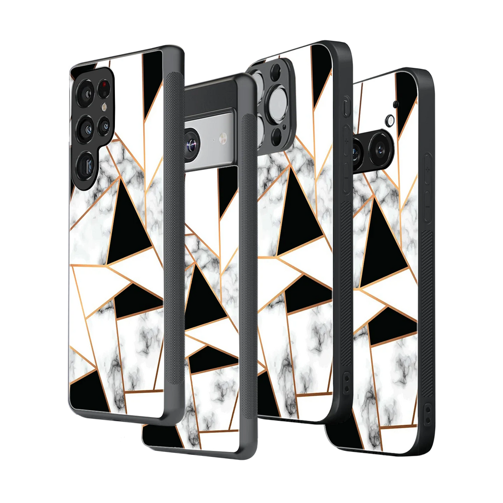 Stylish Glass Back Case for All Smartphones iPhone, Samsung, OnePlus, Pixel, Redmi, Oppo, Vivo, Motorola