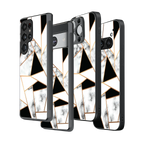 Stylish Glass Back Case for All Smartphones iPhone, Samsung, OnePlus, Pixel, Redmi, Oppo, Vivo, Motorola