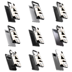 Durable Glass Back Mobile Case for iPhone, Samsung, OnePlus, Google Pixel, Redmi, Vivo, Oppo