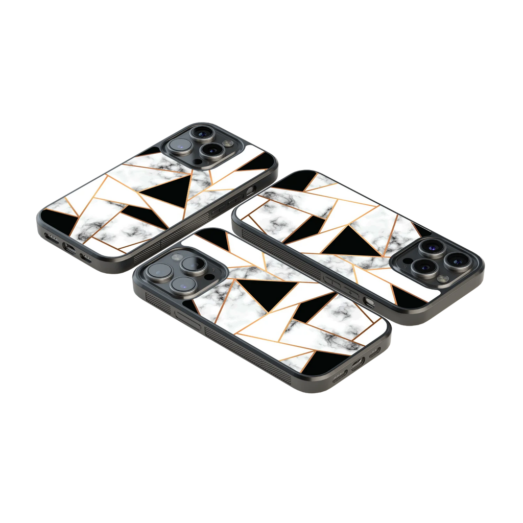 Luxury Glass Back Mobile Cover for iPhone, Samsung Galaxy, OnePlus, Pixel, Redmi & More