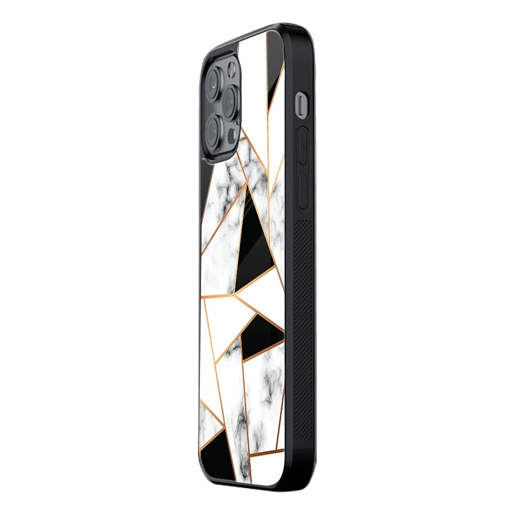 Slim Glass Back Phone Case for Multiple Brands iPhone, Samsung, Redmi, OnePlus, Oppo, Vivo