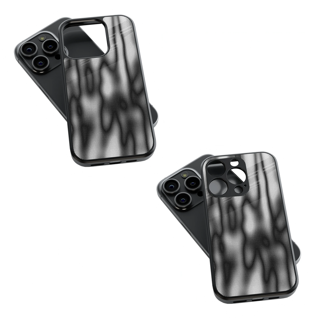 Trendy Glass Back Mobile Case for iPhone, Samsung, Redmi, OnePlus, Google Pixel, Motorola