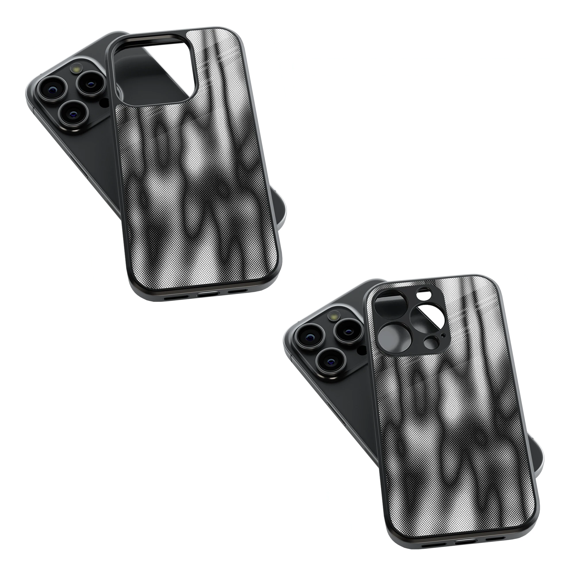 Trendy Glass Back Mobile Case for iPhone, Samsung, Redmi, OnePlus, Google Pixel, Motorola