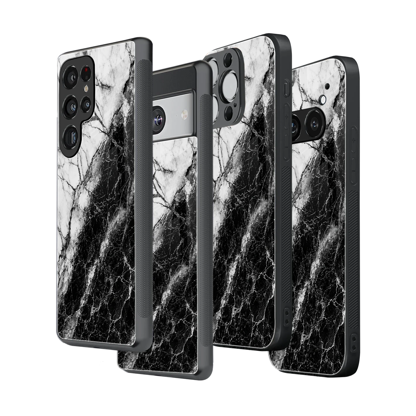 Stylish Glass Back Case for All Smartphones iPhone, Samsung, OnePlus, Pixel, Redmi, Oppo, Vivo, Motorola