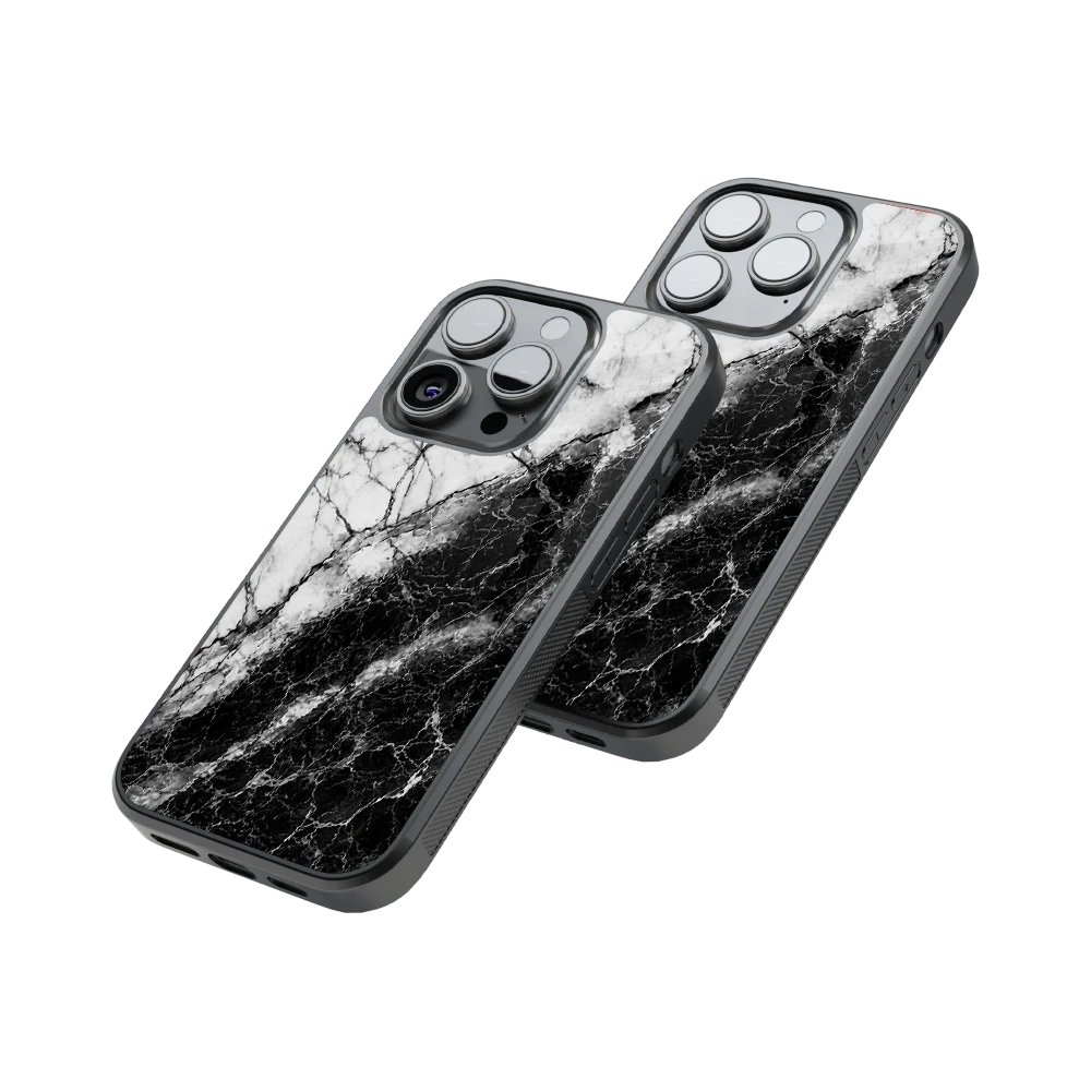Protective Glass Back Phone Case Compatible with iPhone, Samsung, OnePlus, Pixel & More