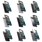 Durable Glass Back Mobile Case for iPhone, Samsung, OnePlus, Google Pixel, Redmi, Vivo, Oppo