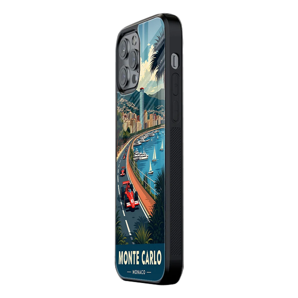 Slim Glass Back Phone Case for Multiple Brands iPhone, Samsung, Redmi, OnePlus, Oppo, Vivo