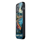 Slim Glass Back Phone Case for Multiple Brands iPhone, Samsung, Redmi, OnePlus, Oppo, Vivo