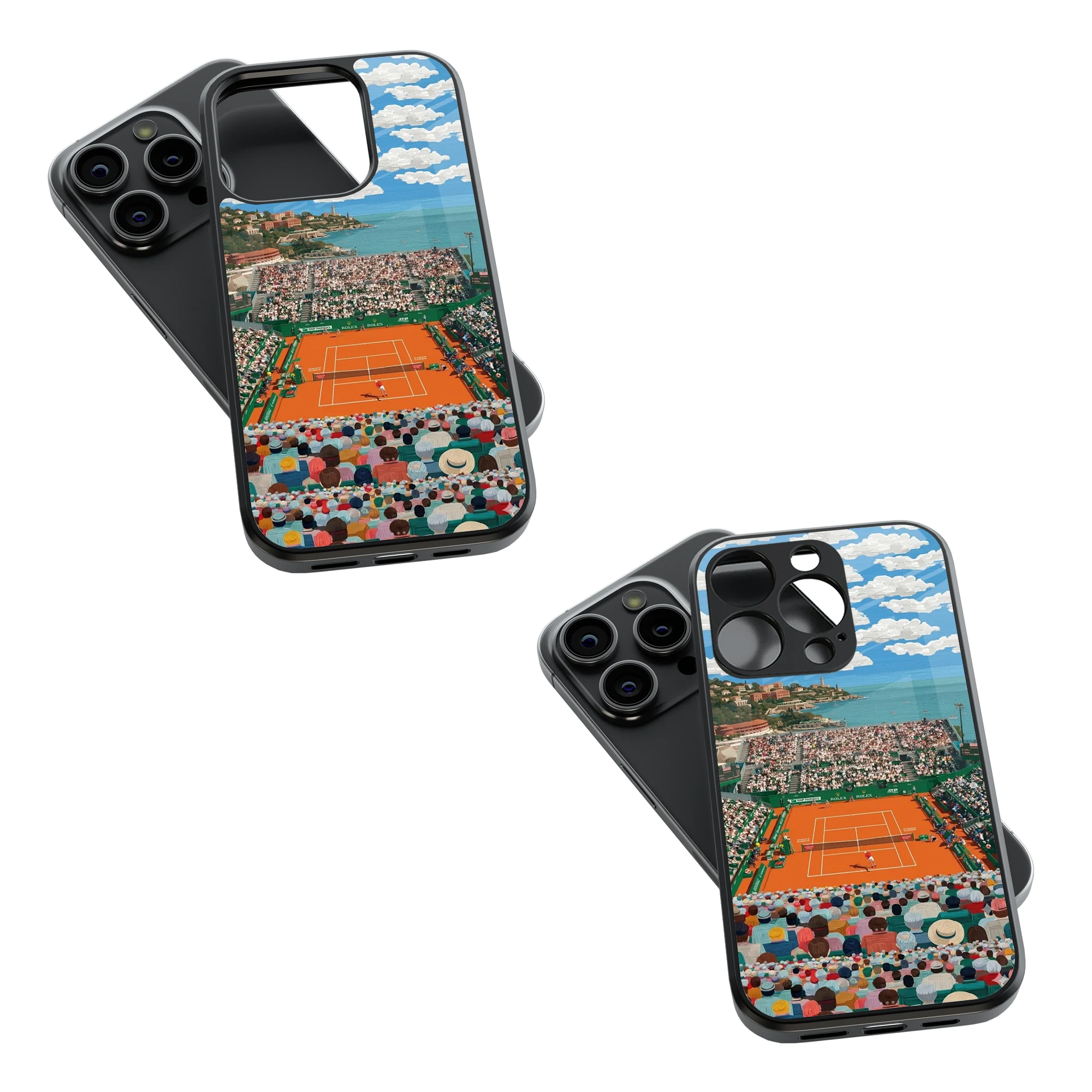 Trendy Glass Back Mobile Case for iPhone, Samsung, Redmi, OnePlus, Google Pixel, Motorola